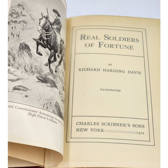 Real Soldiers Of Fortune By Richard Harding Davis Short Stories Antiquarian 1911 - Picture 2 of 13